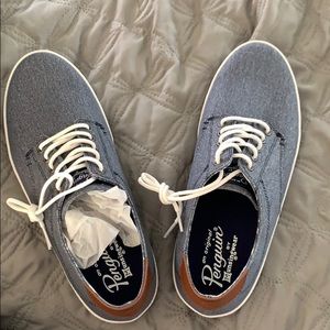 NIB.  Penguin brand, Douglas Denim shoes size 10.5